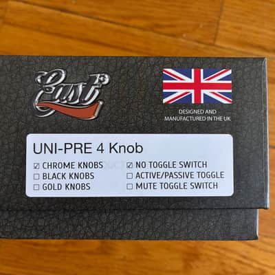 Open Box NEVER USED John East Uni-Pre 3 Band Bass Preamp - 4 Knob (Chrome) image 4