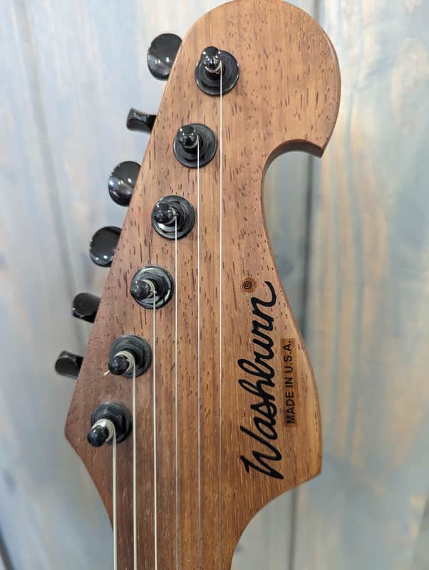 RARE 2002 WASHBURN NX6 USA CUSTOM SHOP PADUAK EBONY HARDTAIL | Reverb