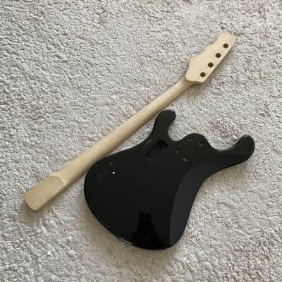 DIY Project 4 String Bass Tobacco Burst Body with Maple Neck image 4
