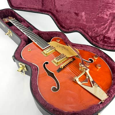 2022 Gretsch G6120TG Players Edition Nashville – Orange Stain image 1
