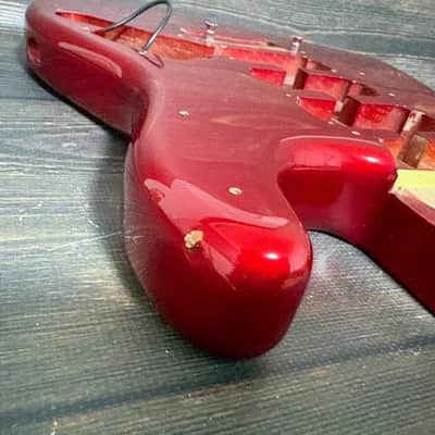80s FERNANDES FST-80 Stratocaster Type Alder Body Candy Apple Red Made in Japan image 8