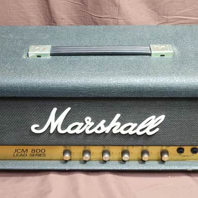 Marshall JCM 800 Lead Series Model 2204 50-Watt Master Volume Mk2 Head 1980s - Black image 2