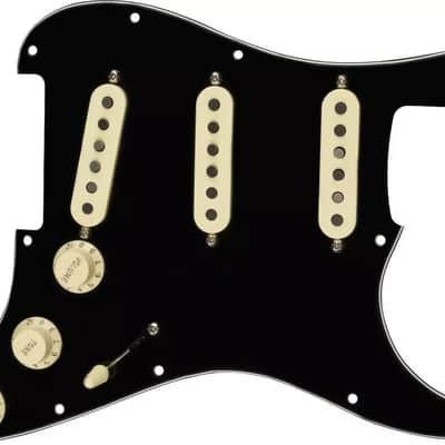 Fender® Factory Assembled Tex Mex Loaded Pickguard~SSS~Fender Boxed-Black/Aged WhiteBrand New image 2