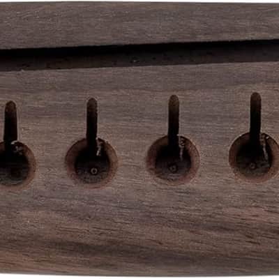 Rosewood Acoustic Guitar Bridge for 6 String Folk Guitar Replacement Parts image 3