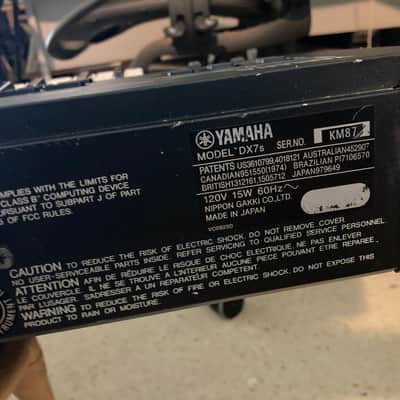 Yamaha DX7s 87-90s Good Shape - New Battery image 16