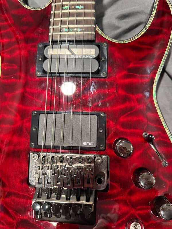 Schecter Hellraiser C-1 FR S Sustainiac 2013 - Present - Black Cherry