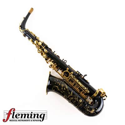 Henri Selmer Paris Super Action 80 Series II Alto Saxophone - Black Lacquer (Competition Demo / Open Box Model) image 9
