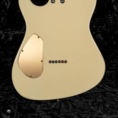 2015 Asher Guitars GT-3 Antique White Lollar Gold Foils w/OHSC image 4