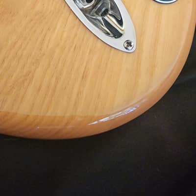 Stratocaster 2021 Ash Natural Gloss w HSC Custom Build Rails Strat non-Fender Blonde image 7