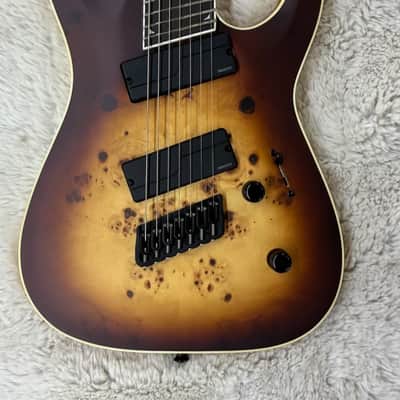 Jackson Concept Soloist SLAT7P HT MS 7-String Guitar Fanned Frets, Bourbon Burst image 9