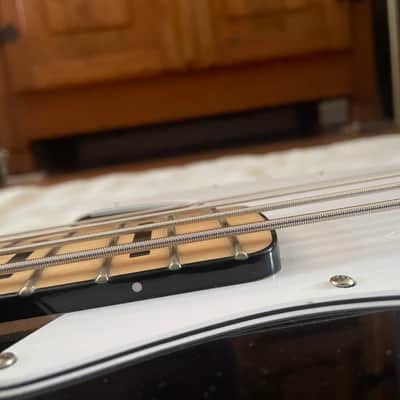Fender MIM Geddy Lee Jazz Bass 2020 - Black image 4
