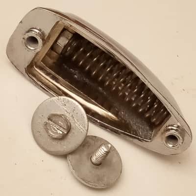 Slingerland 1+ Bass Drum Lugs Chrome Radio/Sound King Vintage 60s Slot-Hex EXC image 2