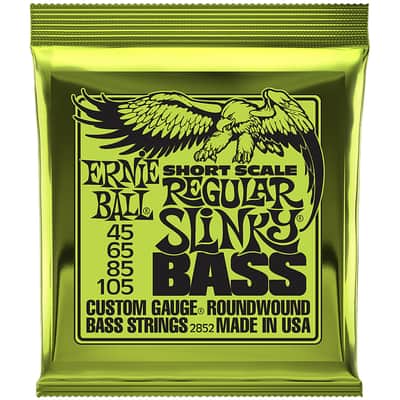 Ernie Ball Regular Slinky Bass 2852 .045-105 Short Scale image 1
