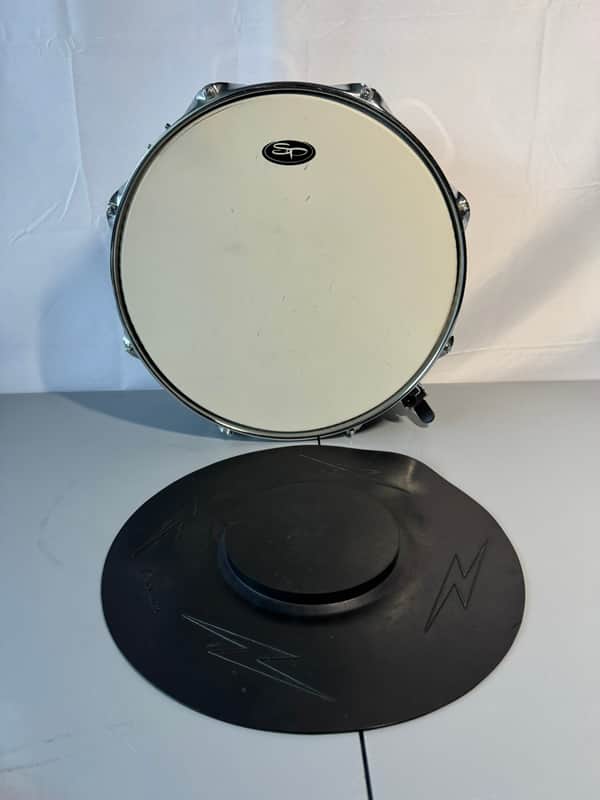 Sound Percussion 5x13" Wood Snare Drum Black w/ Header Band Practice Drums image 1