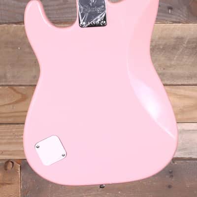 Squier Mini Stratocaster Electric Guitar Shell Pink image 3