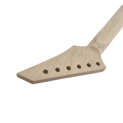 Electric Guitar Neck Replacement Maple Neck with Rosewood Fingerboard, Unfinished (24" Scale) image 5