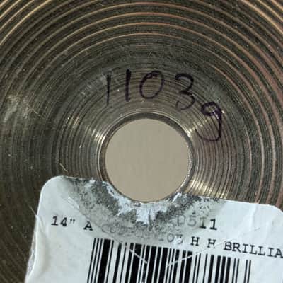 Zildjian 14" A Custom Hi-Hat Cymbals (Pair) 1991 - Present - Brilliant image 21