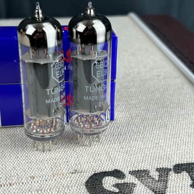 Tung-sol New Matched Pair (2) Tung-Sol EL84 Vacuum Tubes  El84 matched pair image 3