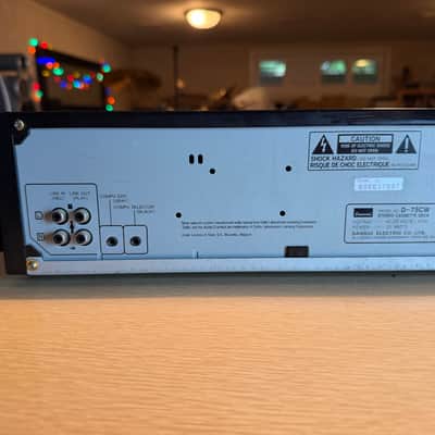 Sansui Stereo Double Cassette Deck D-75CW Extremely Rare Full Fresh Service Wow! image 10