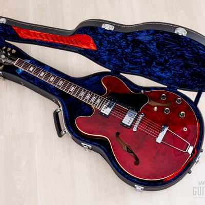 1975 Gibson ES-335 TDC Vintage Semi-Hollow Guitar Cherry Figured Maple w/ T Tops, Case image 22