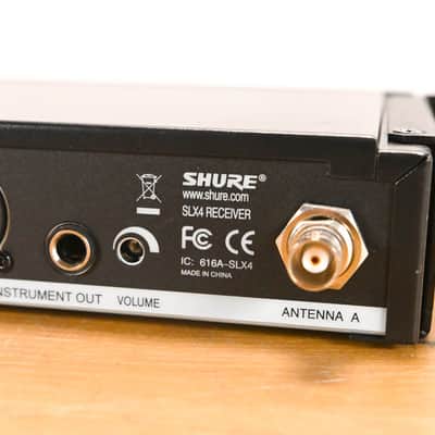 Shure SLX4 Wireless Receiver - H5 Band: 518-542 MHz (NO POWER SUPPLY) CG01YDT image 8
