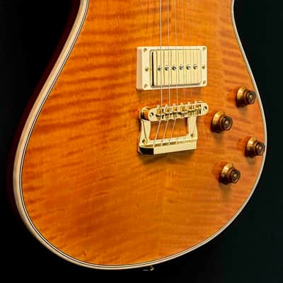 Knaggs Guitars - Kenai - Amber Burst - T2 Top, Body, Head Stock, P90's - Block Inlay - Gold Hardware - OHSC - Call for Best Price !!! image 5