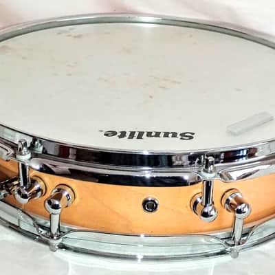 UNMARKED CUSTOM PICCOLO SNARE DRUM - NATURAL SATIN image 2
