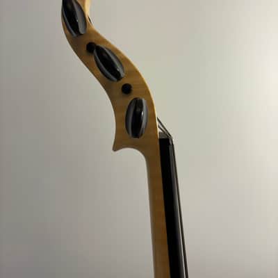 Tucker Barrett Koa Anchor 5 String Electric Violin 1994 - Coa image 9