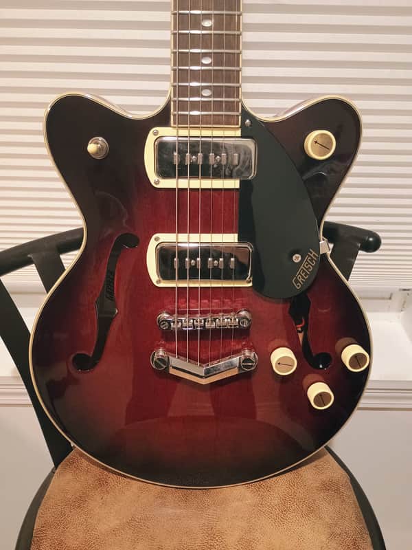 Gretsch G2655 P90 - Claret burst with Gretsch case image 1