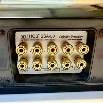 Immagine Definitive Technology Mythos SSA-50 Solo Surround Array 5-Channel Speaker w/ Bracket; Tested - 8