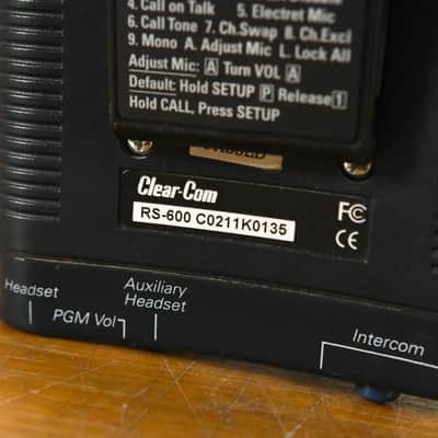 Clear-Com RS-602 Two-Channel Intercom Belt Pack CG01ZZE image 8