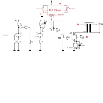 FX-loop of tube guitar amp by LND150 image 4