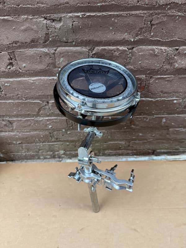 Remo 6" RotoTom w/ Gibraltar Multi-Clamp Mount & Hardware - Made in USA - Used Bild 1