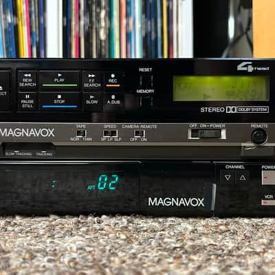 Vintage Magnavox VR8458SL01 Portable VHS Player w/ Tuner Adapter Dock TESTED ✅ image 23
