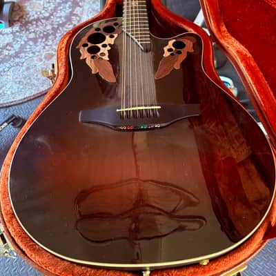 Adamas Melissa Etheridge signature 2001 Ruby Burst 12 string USA image 1