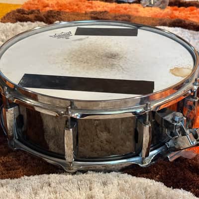 Pearl CS1450 Chad Smith Signature 14x5" Steel Snare Drum 2010s - Black Nickel image 1