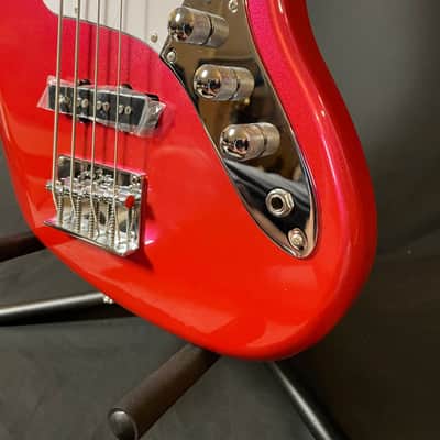 Harley Benton JB-20 CAR 2025 Candy Apple Red 4-String Jazz Bass Style image 5