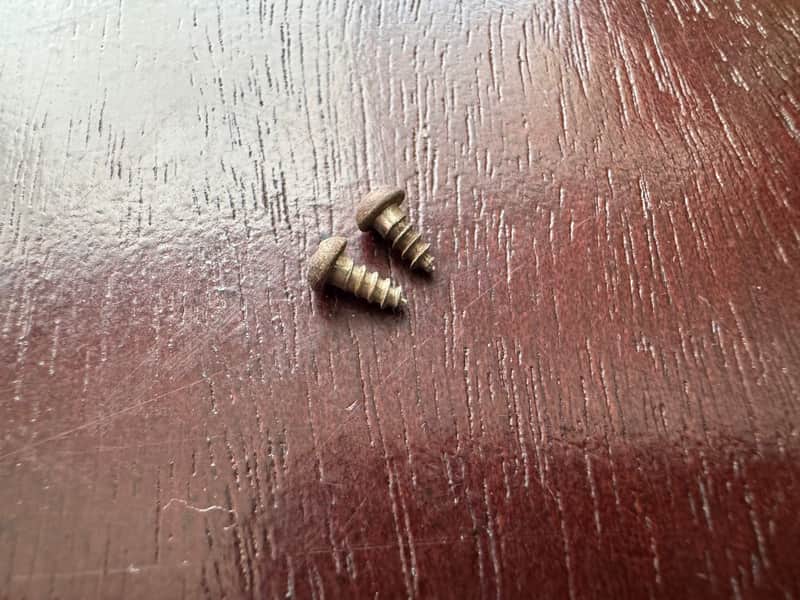 Gibson Vintage 1950's Nickel Les Paul ES Truss Rod Cover Screws 1956 1957 1958 1959 image 1