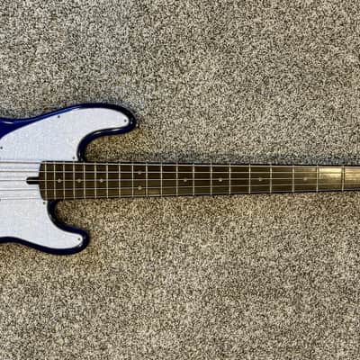 2025 Bluesman Vintage 2T5 5-string Bass Guitar - Translucent Cobalt Blue | 8.9lb image 2