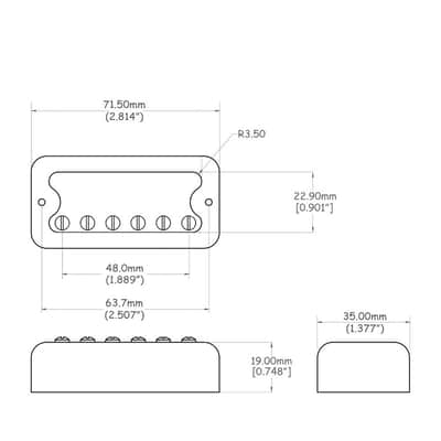 Hi-lo'Tron style Single-Coil Guitar Pickup / Alnico 5 image 8