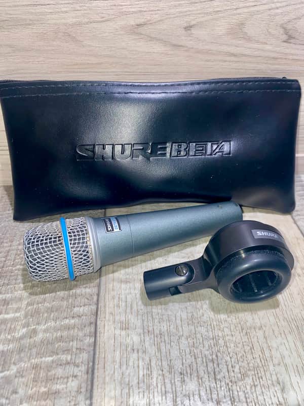 Shure BETA 57 Supercardioid Dynamic Microphone 1990s - Black image 1