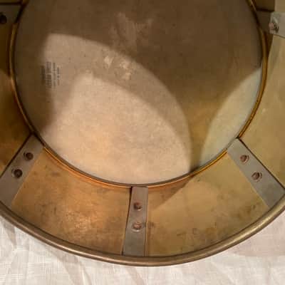 Pre-WWII Riveted Brass 6x13 Drum – Chicago Era Construction – No Extra Holes image 8