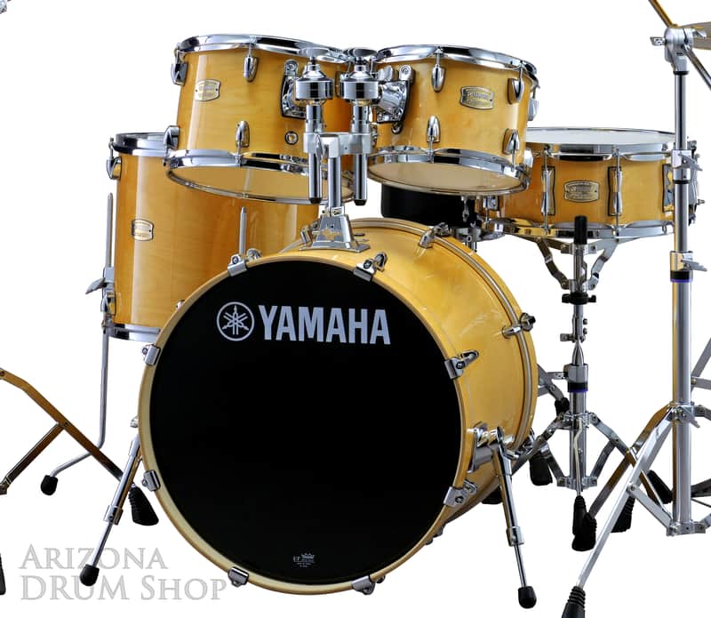 Yamaha Stage Custom Birch 5pc Drum Set Shell Pack NATURAL w/ 20" Bass SBP0F50NW image 1