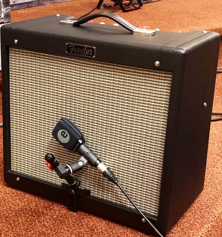 NEW 'CLAMP-ON' XL Blues Deluxe Guitar Amp Mic Mount (sm57,Audix,e609 or Dual) image 1