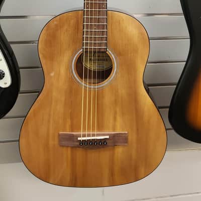 Open Box Fender FA-15 3/4 Scale Steel String Acoustic Guitar, Natural (with Gig Bag) image 1