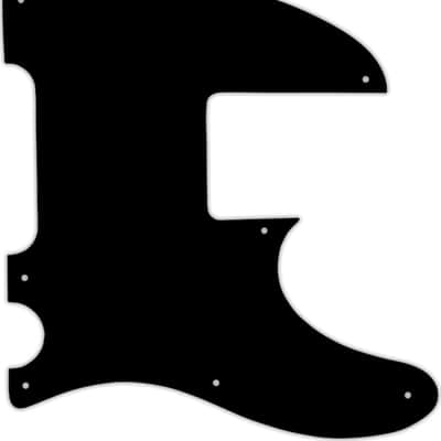 WD Custom Pickguard For Squier By Fender Vintage Modified Telecaster Bass #09 Black/White/Black/Whit