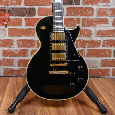 Gibson Les Paul Custom Three Pickup 35th Anniversary Ebony 1989 w/OHSC image 1