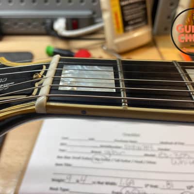 1992 Gibson Pre-Historic ’57 Les Paul Custom 3-Pickup Custom Shop Black Beauty w/ Chainsaw Case image 19