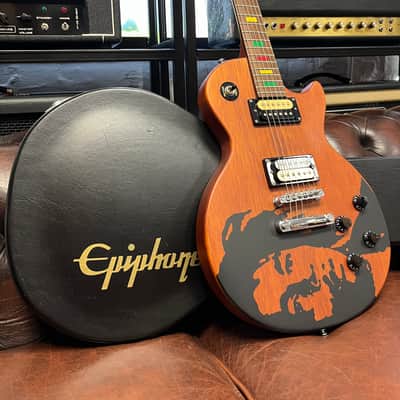 Epiphone Bob Marley Les Paul Special With Epiphone HSC MIK 2005 - Walnut image 14