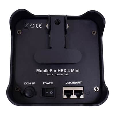 Mint ColorKey MobilePar Mini HEX 4 RGBAW+UV Wireless Battery Powered Par Light image 2